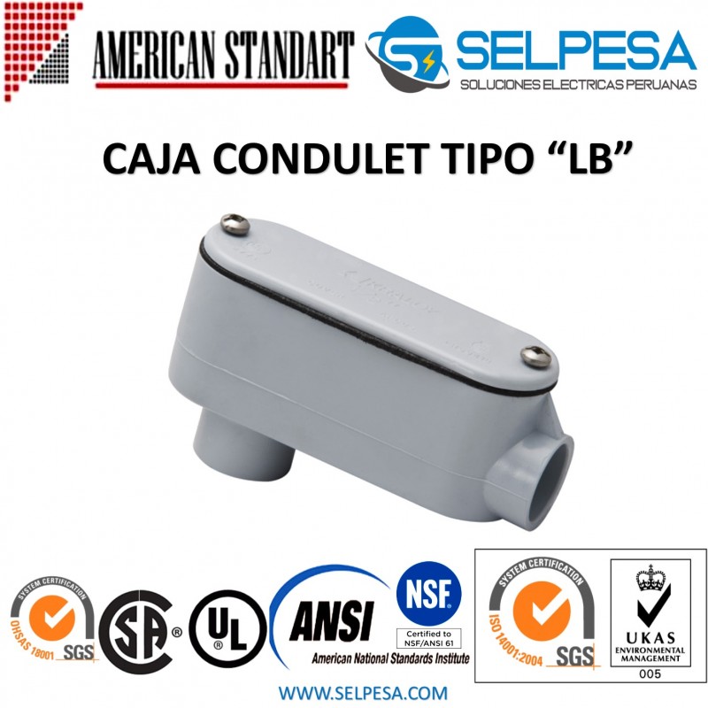 Caja Condulet Tipo Lb 2 American Standart Selpesa Soluciones Electricas Peruanas 2789