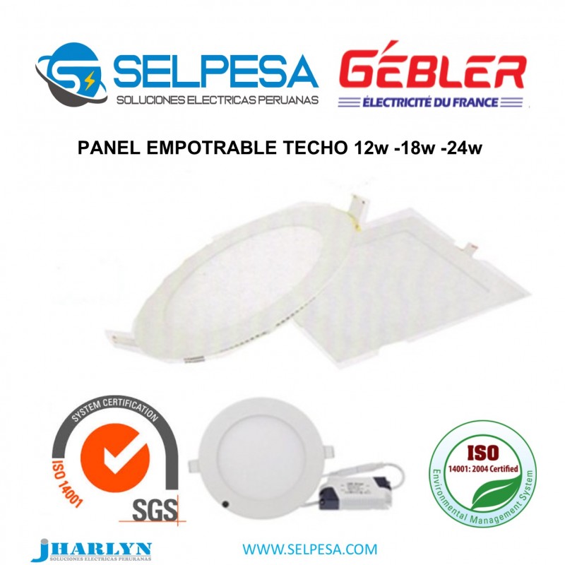 PANEL LED EMPOTRAR, ADOSABLE