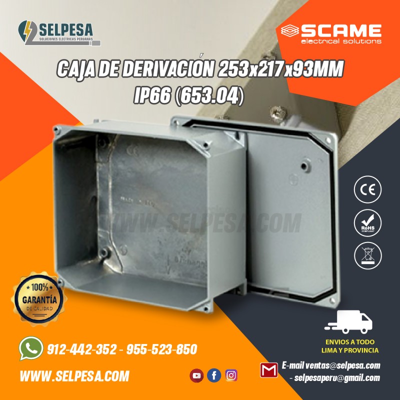 PROMELSA: Caja de derivación aluminio 253x217x93mm ciega IP66